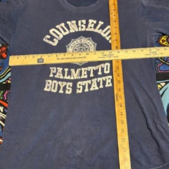 Vintage Counselor 70s 80s T-Shirt American Legion Palmetto size na Boys State - Picture 6 of 6